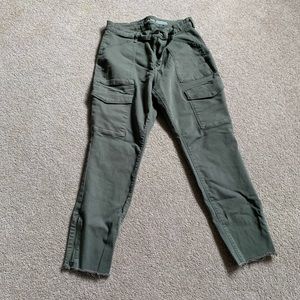 Army green cargo pants